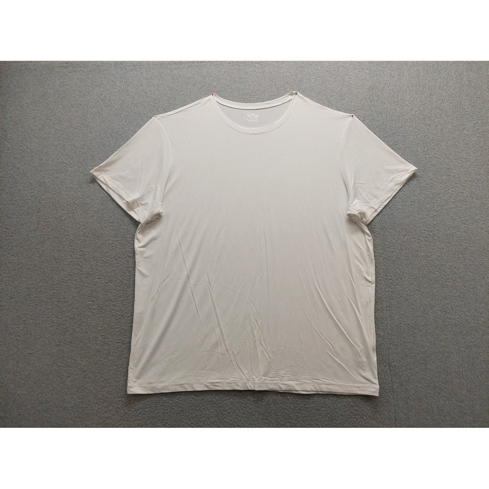 32 Degree Cool Men Shirt XXL White Crew Neck Short Sleeve Pullover Casual Tee